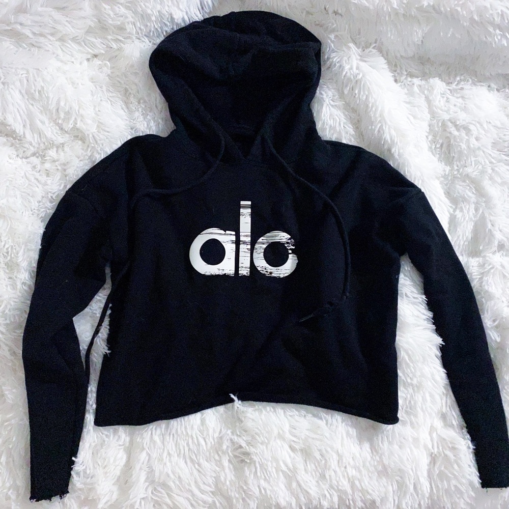 Alo Yoga cropped hoodie